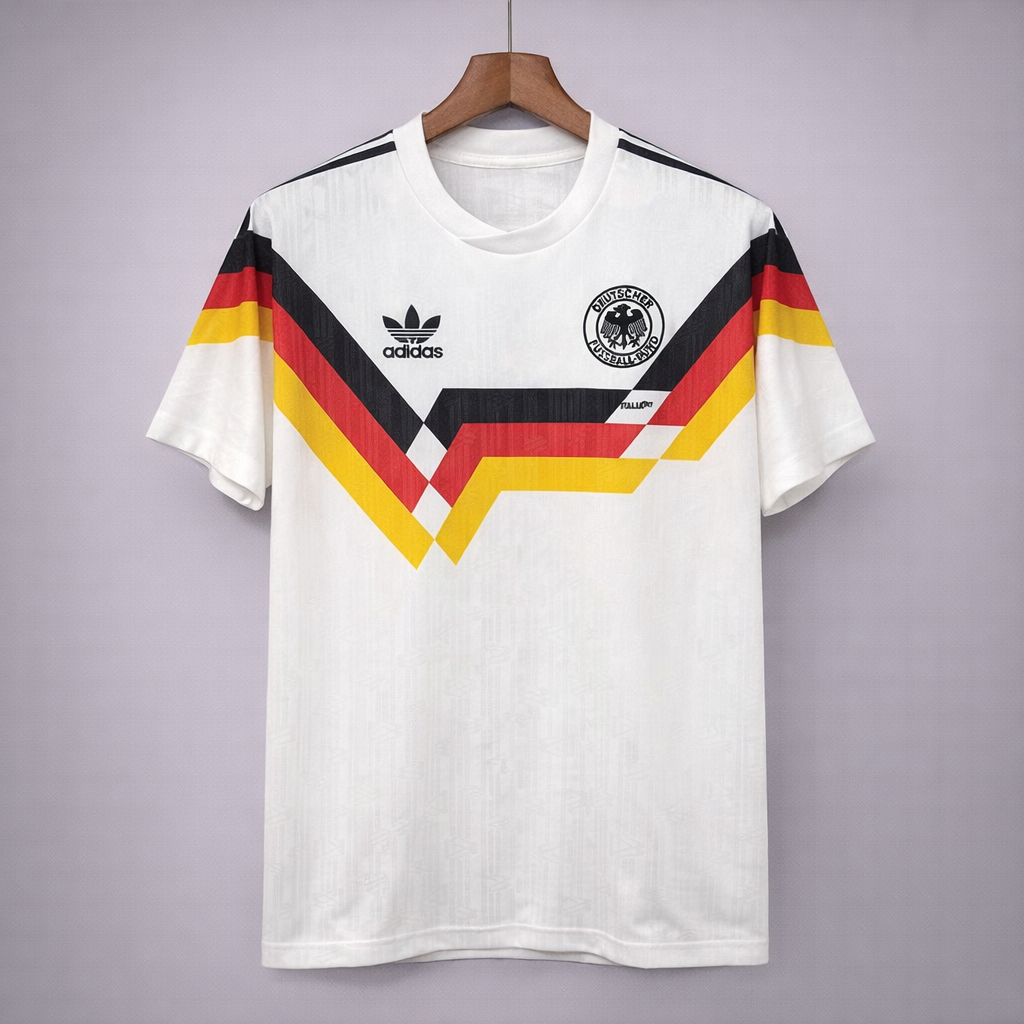 تیشرت کیت فوتبالی آدیداس آلمان نوستالژی سایز S تاADIDAS GERMANY 2XL