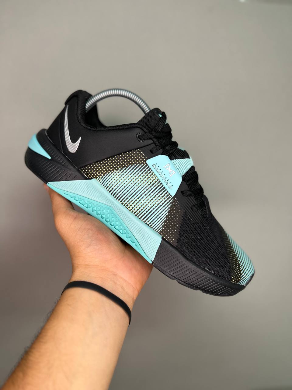 کتونی کراسفیت نایک متکان ۱۰ سایز ۴۱ تا ۴۵ مشکی سبزآبی Nike Metcon 10